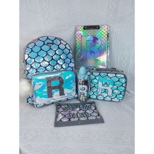 mermaid initial backpack